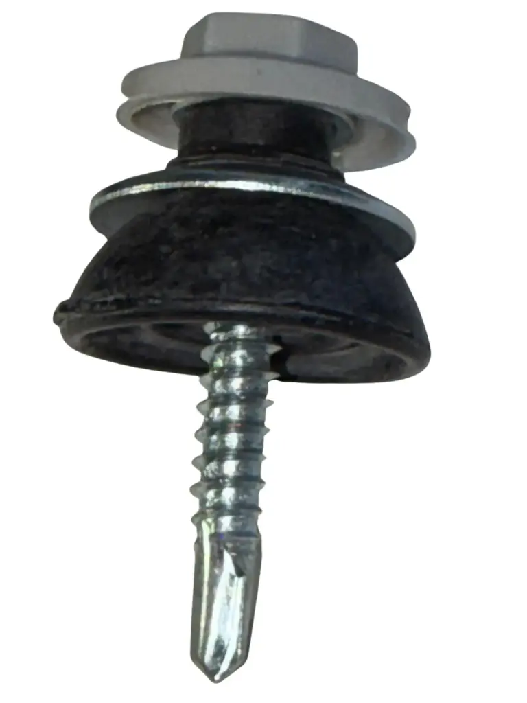 Tornillo para metal punta mecha (38mm) goma gruesa y capuchón 